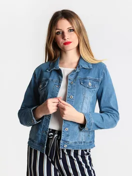 

Denim jacket with pockets