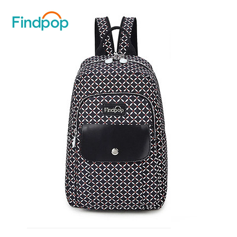 Мини-рюкзак Findpop 2018 женские повседневные холщовые рюкзаки в клетку сумки для