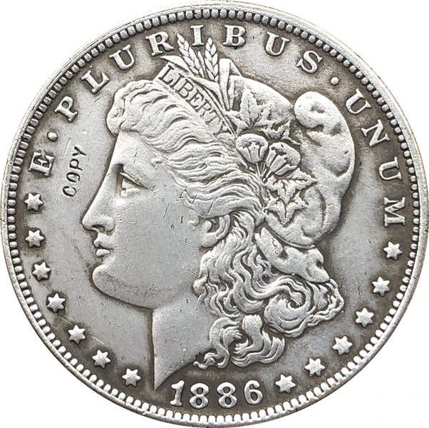 

1886-S USA Morgan Dollar coins COPY