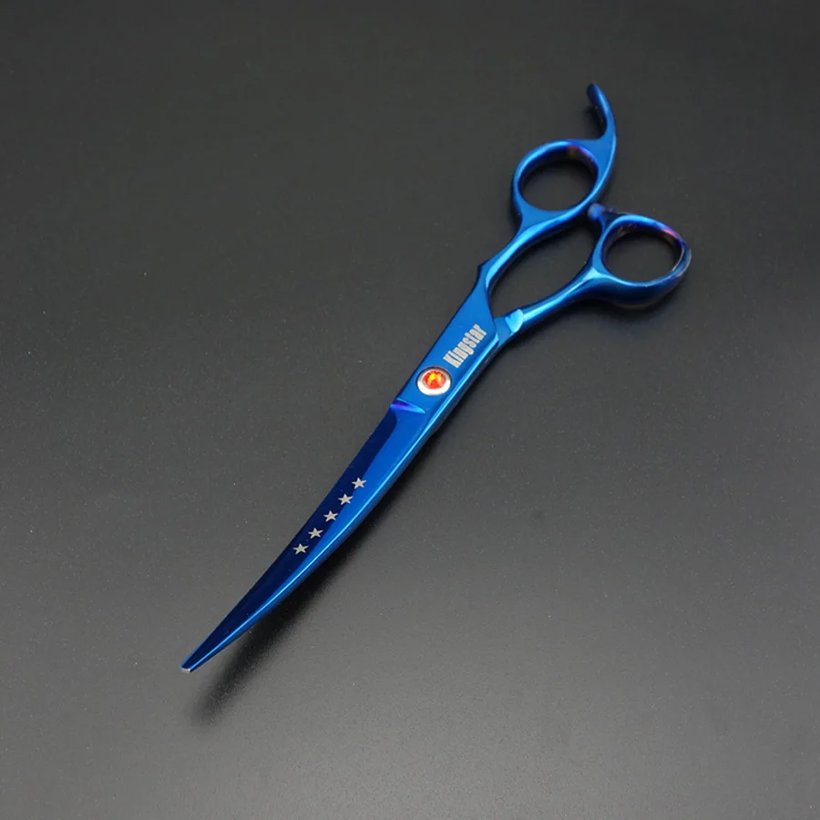 7 inch Professional pet Grooming scissors,up curved shears for dog