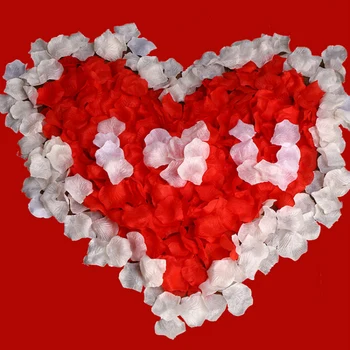 

5000 Pcs Wholesale Wedding Rose Petals Decorations Flowers Romantic Outdoor Wedding Rose New Fashion 2018 Silk Petals Confetti