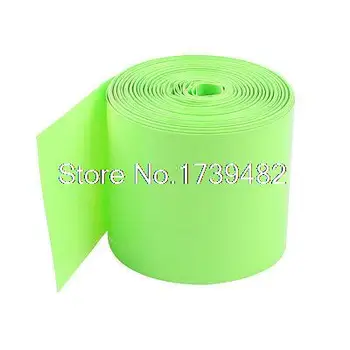 

33Ft 10M 50mm Light Green PVC Heat Shrink Tube Wrap Cover for 2 x 18650 Battery