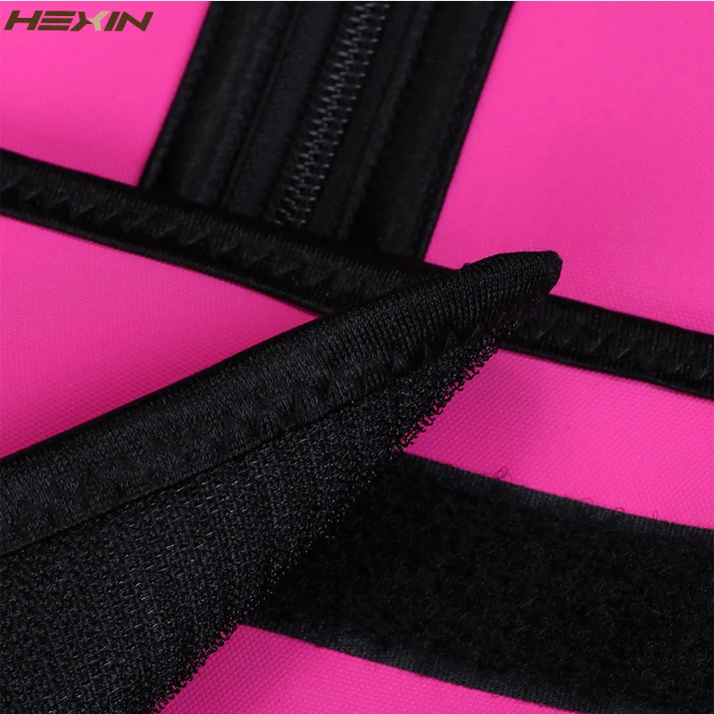 HEXIN Розовый Латекс талии тренер с пояс для похудения пояса фирмы управление плюс размеры средства ухода за кожей Shaper Zip Корректирующие корсеты