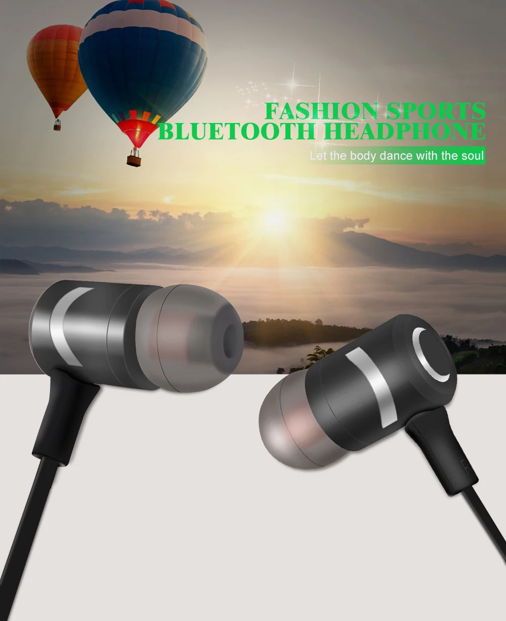 YODELI Bluetooth Earphone With MIC Sweatproof Gym Sport HIFI Wireless Earphones Stereo Headphones For Samsung iPhone Xiaomi LG (1)