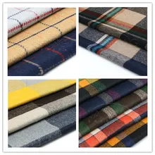 Импортная Высококачественная кашемировая шерстяная клетчатая одежда, утолщенная шерстяная ткань, модное шерстяное зимнее пальто 100 см* 150 см