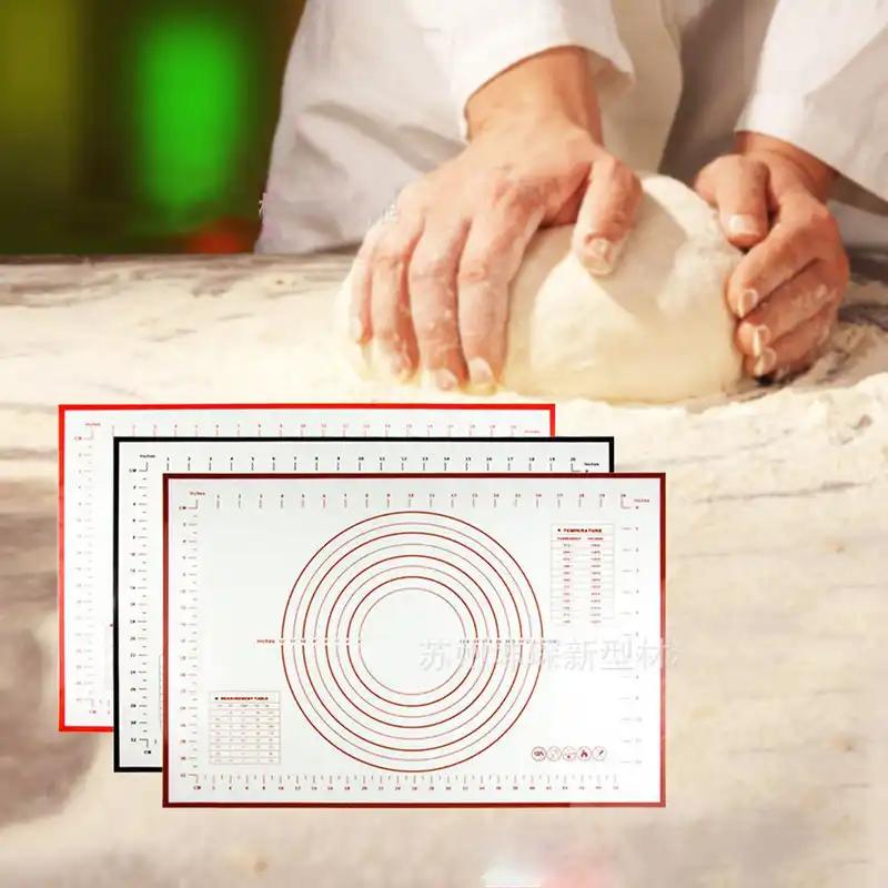60x40cm Non Stick Silicone Pastry Mat With Measurement Baking Mat