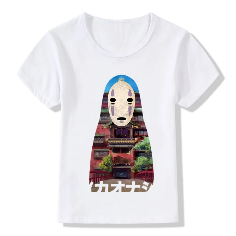 

2019 Children Japan Anime Spirited Away T-shirt Baby Boys and Girls Summer Casual Tops T shirt Kids Clothes,ooo213
