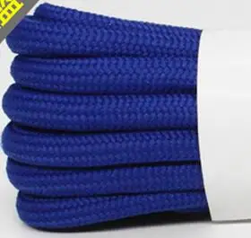 120 см/47 ''Черный насыщенный Цвет шнурки круглые Шнурки шнурков - Цвет: deep blue