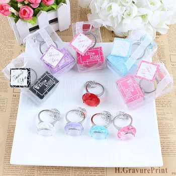

Diamond Engagement Ring Keychain Key Chain Keyring Wedding Favors Bridal Shower Favors 1000 pcs/lot