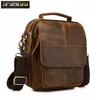 Original Leather Male Fashion Casual Tote Messenger Mochila bag Design Satchel Crossbody Shoulder bag Tablet Pouch Men 148-db ► Photo 2/6