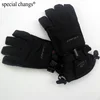 Guantes de esquí térmicos para hombre, impermeables, para todo tipo de clima, para moto, deportes al aire libre, para invierno, envío gratis ► Foto 1/4