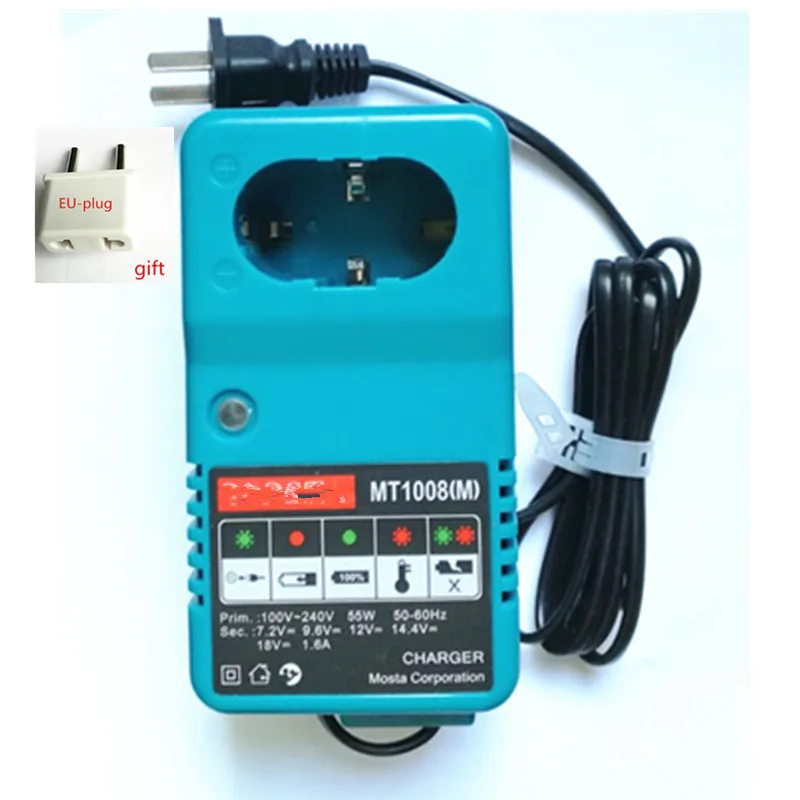

Charger Replacement For MAKITA 302DW DA302DWB DA302 DA302D ML700 UM127ODW 6010DW 6010DWE 6012DW 6015D 6015DW 6016DW 6017D 6791D