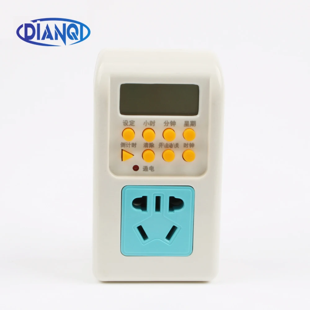 

Socket type timer socket timer switch 220V 10A Removable Battery