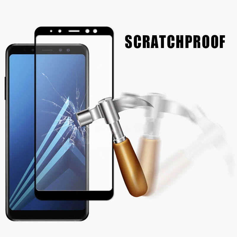 Защитное стекло для samsung j8 2018 galaxy j6 glas j4 j2 verre tremp защита экрана 9h|Защитные стёкла и