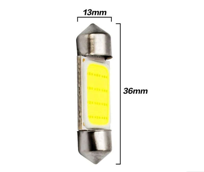 1 шт. 31 мм/36 мм/39 мм/42mm12V гирлянда светодиодный фонарь для чтения автомобильная