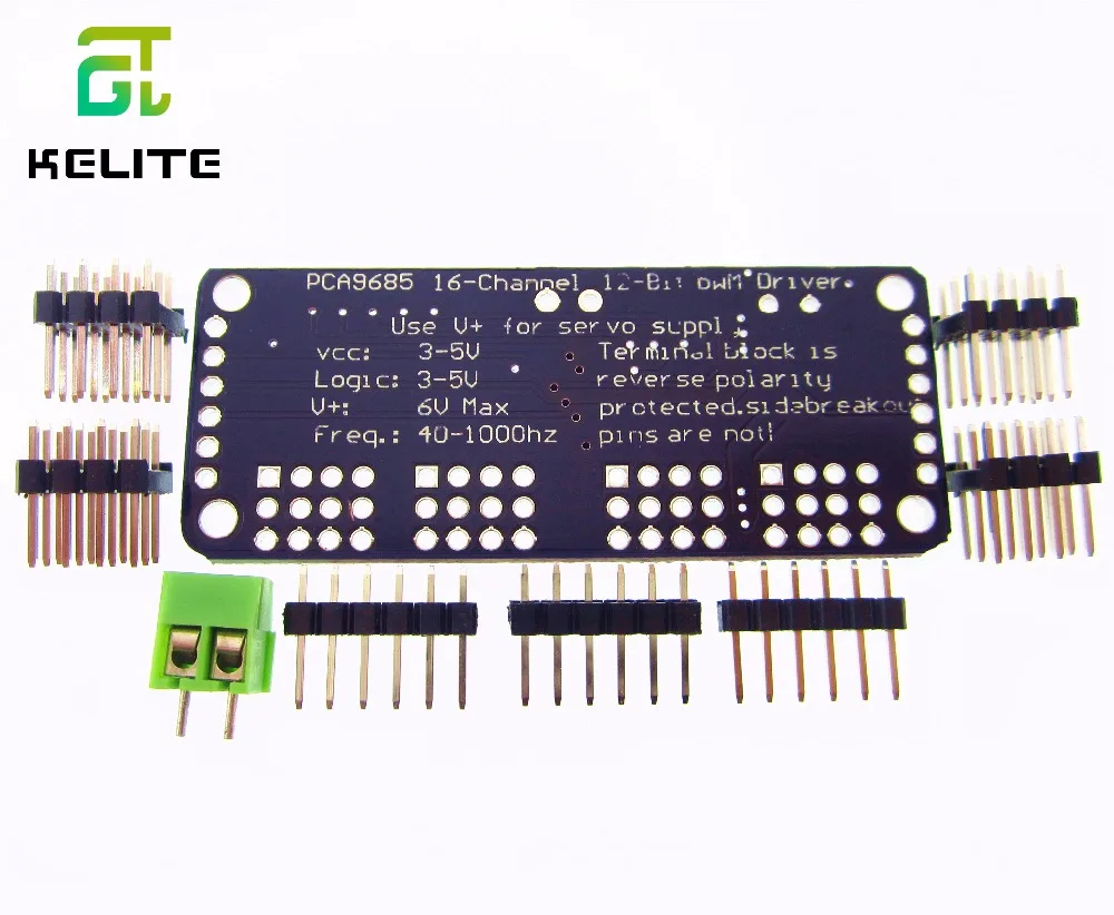 16 канальный 12 битный PWM/сервопривод Интерфейсный PCA9685 для или экранирующий модуль