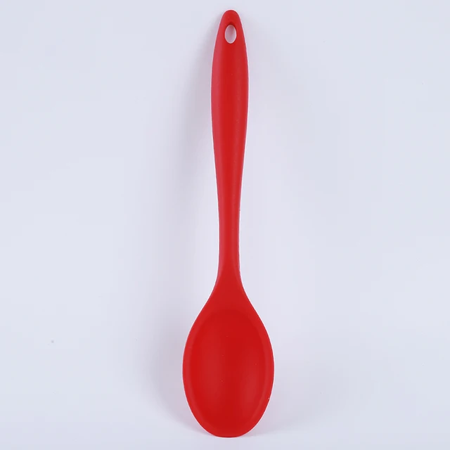 Silicone Long Handled Soup Spoon