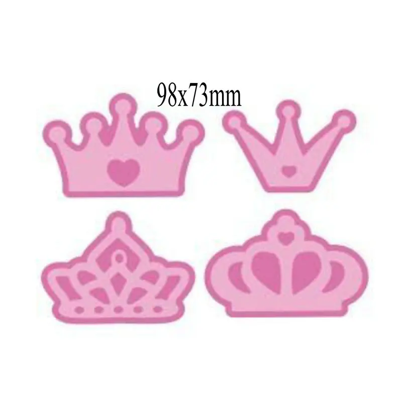 Crown Customize Frame Metal Cutting Dies Baby Shower Craft Die Scrapbooking Carbon Cut Embossing Stencils | Дом и сад