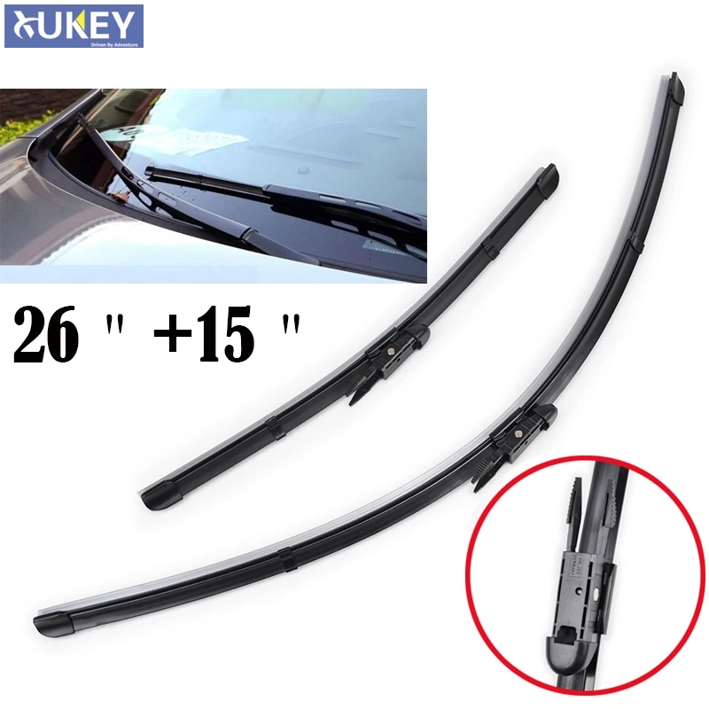 

Xukey Windshield Wiper Blades For Chevrolet Aveo T300 26"15" 2012 2013 2014 2015 2016 Front Windscreen For Chevrolet Sonic