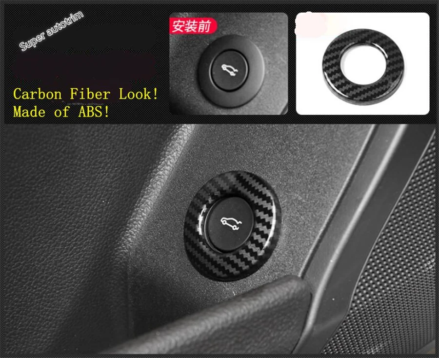 

Lapetus Rear Trunk Tailgate Door Button Switch Ring Cover Trim Accessories Interior Fit For Cadillac XTS 2015 - 2019 ABS