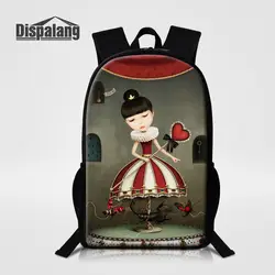 Dispalang стильные школьные сумки для девочек Bookbag Мультфильм Принцесса печать женский рюкзак для средней школы Mochilas Feminina Rugtas