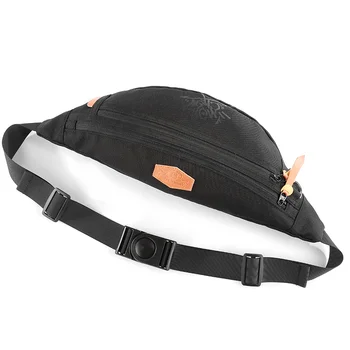 

MOYYI Men Fashion Waist Bag Money Pouch for Sports Travel Hiking Shoulder Belt BagPack Male Pockets Belt Bag