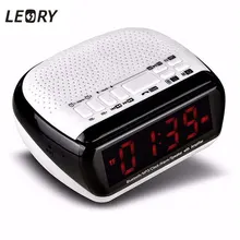 Leory новые стильные Беспроводной bluetooth led Дисплей цифровой Динамик MP3 плеер Будильник FM радио Динамик высокое качество