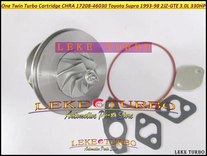 -One Twin Turbo Cartridge CHRA CT20 17208-46030 17208 46030 Turbocharger For TOYOTA Supra JZA80 1993-98 2JZ-GTE 2JZGTE 3.0L 330HP (5)
