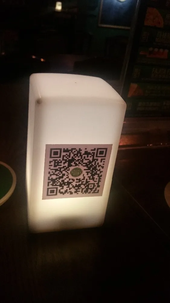 Светодиодный светильник для бара, qr-код, индивидуальный логотип, ресторан, ужин, место для еды, бизнес, милая романтическая лампа, украшение для отеля, настольная лампа, Tabl