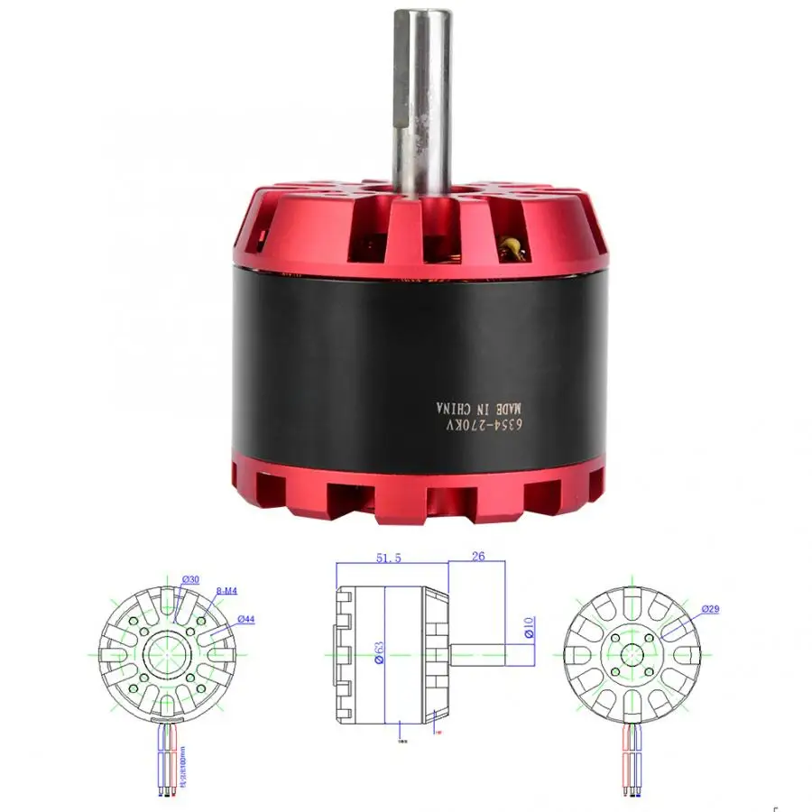 Электрический скутер Мотор 270KV 18-42 V бесщеточный бездатчиковый мотор для Электрический балансировочный скутер скейтборд