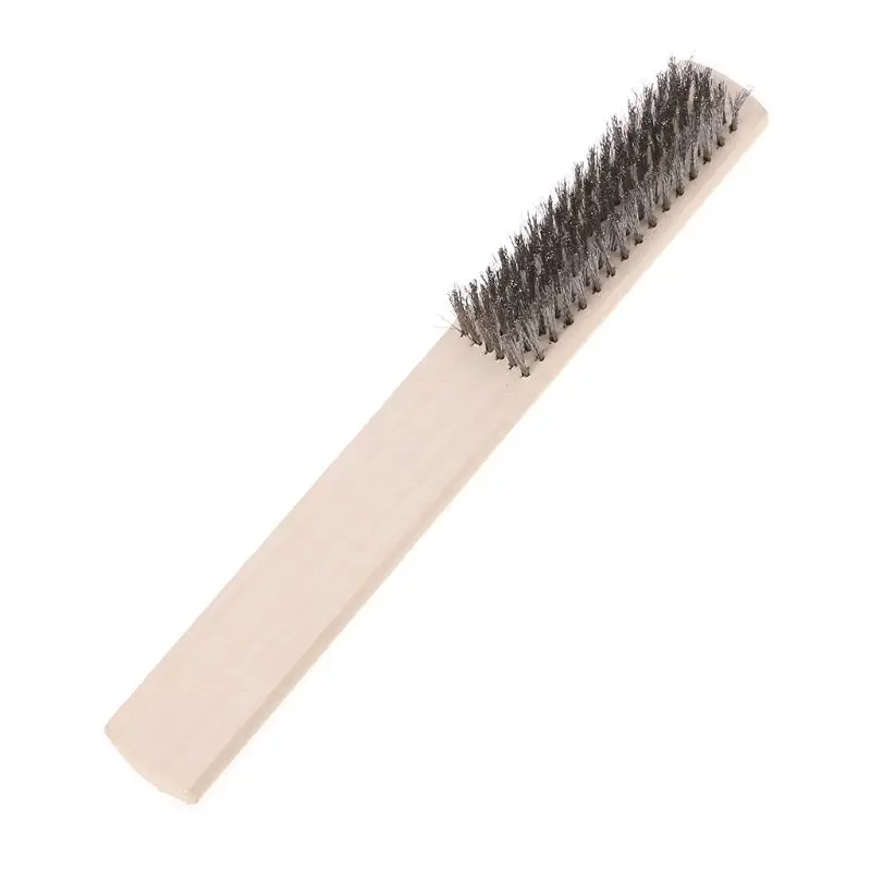 1pcs Stainless Steel Wire Brush Paint Removal Cleaning Metal Polishing Rust Cleaning Brushes Clean Tools Hand Tools