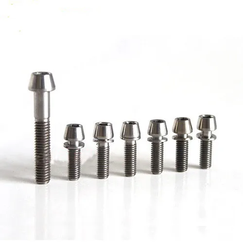 

1Pcs M6X35mm Titanium Bolt Screw Tapered Head +6 Pcs M5X16mm Bolts Screws With Washers