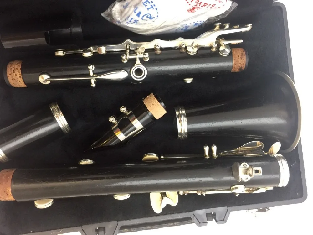 New Intermediate Professional Wood Clarinet E11 Mouthpiece Accessories Sandalwood Ebony Professional Student Model Bakelite