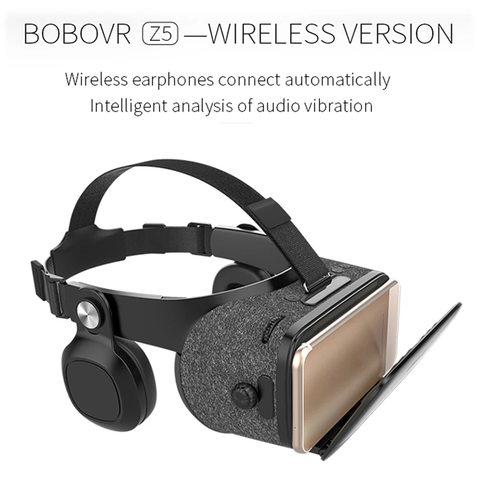Bobovr Z5 обновление VR Беспроводной версии 120 FOV картонные очки реальности стерео