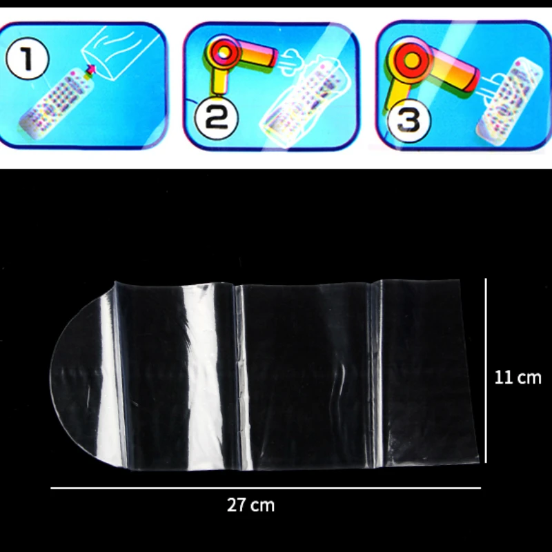 4 упаковки 20 шт термоусадочная пленка прозрачная видео ТВ кондиционер протектор для пульта дистанционного управления крышка дома водонепроницаемый защитный чехол