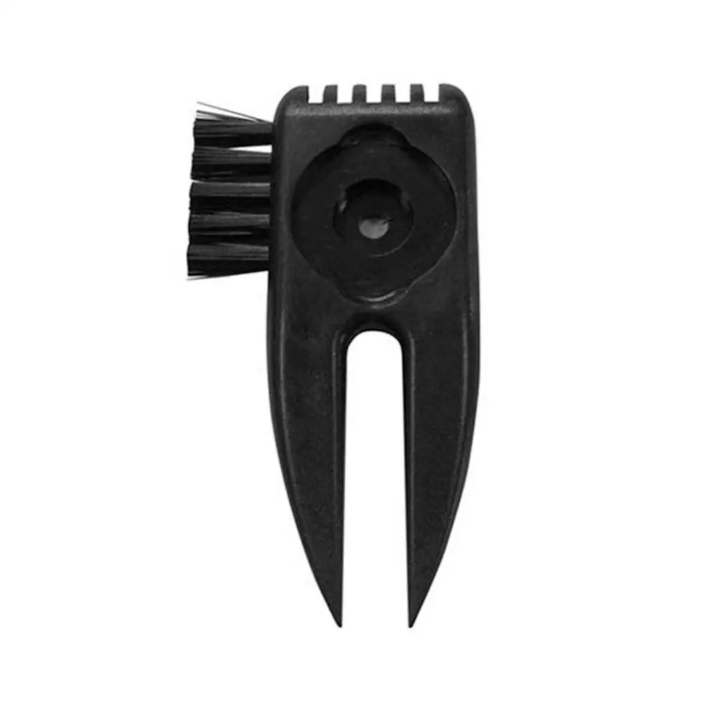 

Multifunctional Green Fork Practical Golf Pitchfork Golfer Kit Golf Cleaning Brush D115 Plastic Black Golf Ball Fork