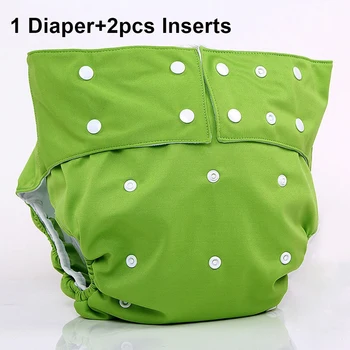 

Adult Cloth Diaper Incontinence Nappy Waterproof Soft for Disabled Reusable Medical Teen Diapers with Inserts Washable Pants