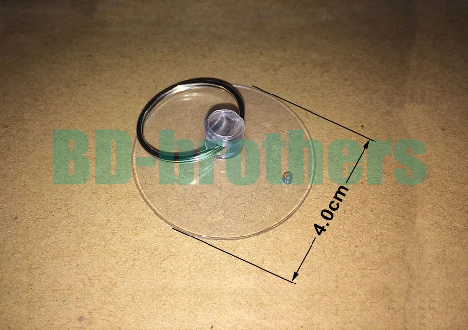 

4.0cm Suction Cup + Key Ring Transparent Softgums Sucker Haptor Cupula Cups Opening Vacuum Chuck for Phone 1000Sets/lot