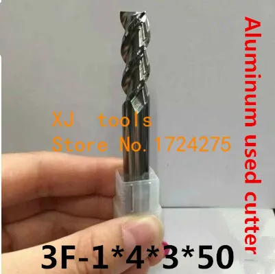 

3F-1.0*4*3*50MM alloy aluminum milling cutter, carbide aluminum milling cutter,CNC End milling cutter ,CNC Milling pin tool