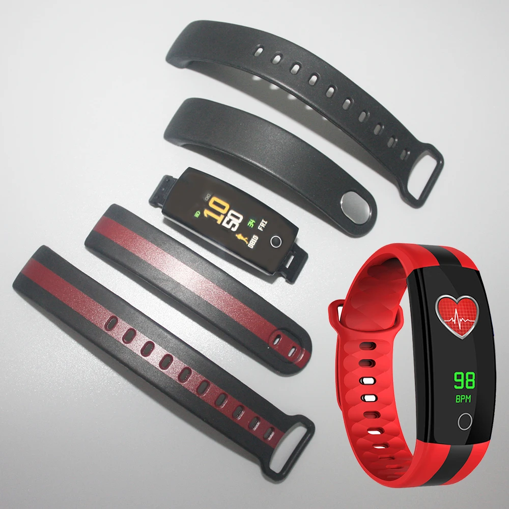 ZUCOOR Smart Bracelet Blood Pressure Wristband Camera Fitness Pulse