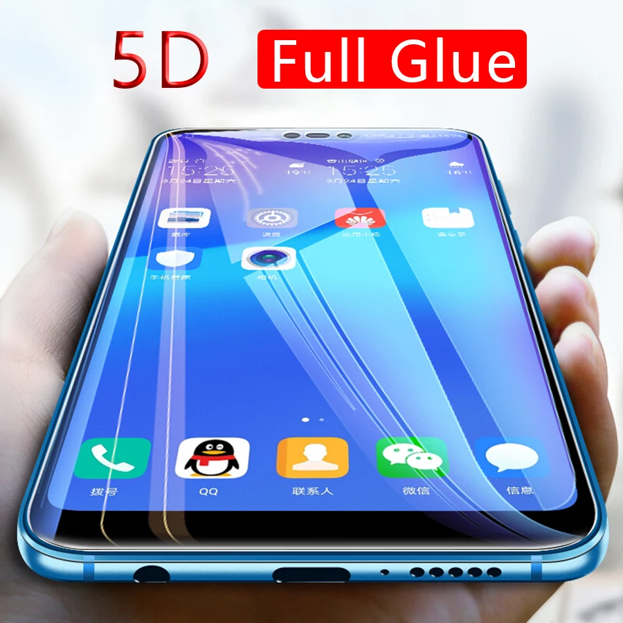 Чехол для Samsung A5 A6 A7 A8 Plus A9 2018 чехол с полным клеем закаленное стекло Защитная