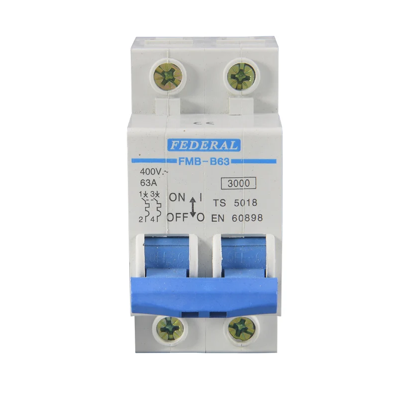 

230V 1P+N Residual current Circuit breaker 63A