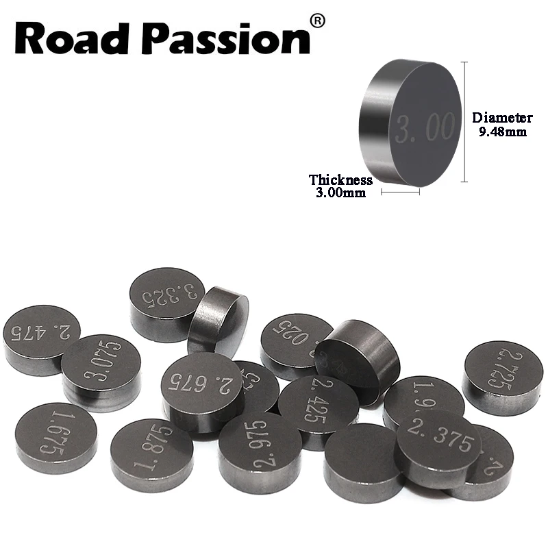 Road Passion 46pcs Motorcycle 9.48mm 9.48 Mm Diameter Valve Shims For