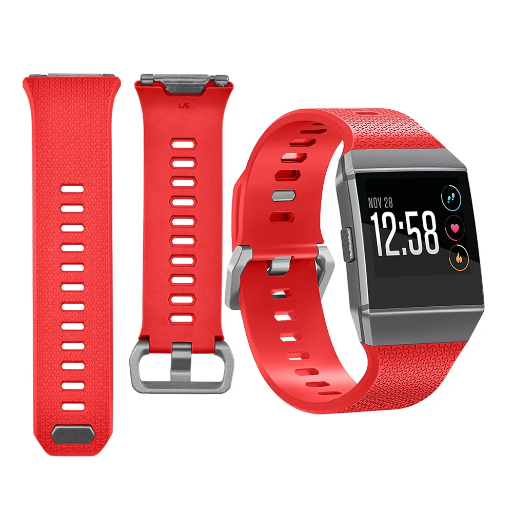 Силиконовый ремешок на запястье спортивный браслет сменный для часов Fitbit ионный