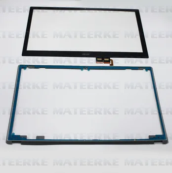 

NEW 15.6" For Acer Aspire V5-571 V5-571P V5-571PG Touch Screen Digitizer Glass Replacement WITH Silver Frame