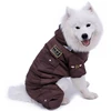 Pet Dog Clothes For Big Dogs USA Air Force Winter Coats for Large Dog Puppy Jumpsuit For Golden Retriever Warm Suitable Material ► Photo 2/6