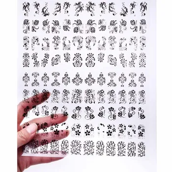 

Manicure 3D Nail sticker DIY Stickers & Decals Carapace Pet Nail Sticker 3 kinds of black Mixed wholesale