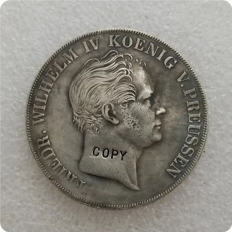 Немецкая Пруссия 1841-A 1842-A 2 thaler COPY | Дом и сад