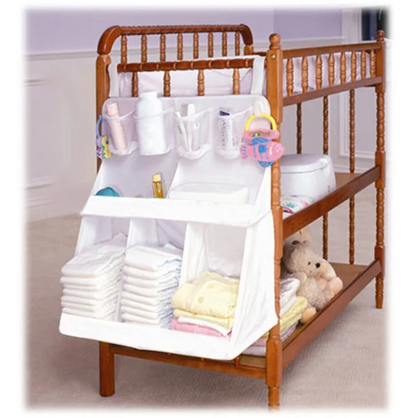 Good Quality Baby Bed Hanging Storage Bag Infant Diaper Toy Holder Cot Newborn Crib Organizer Bedding