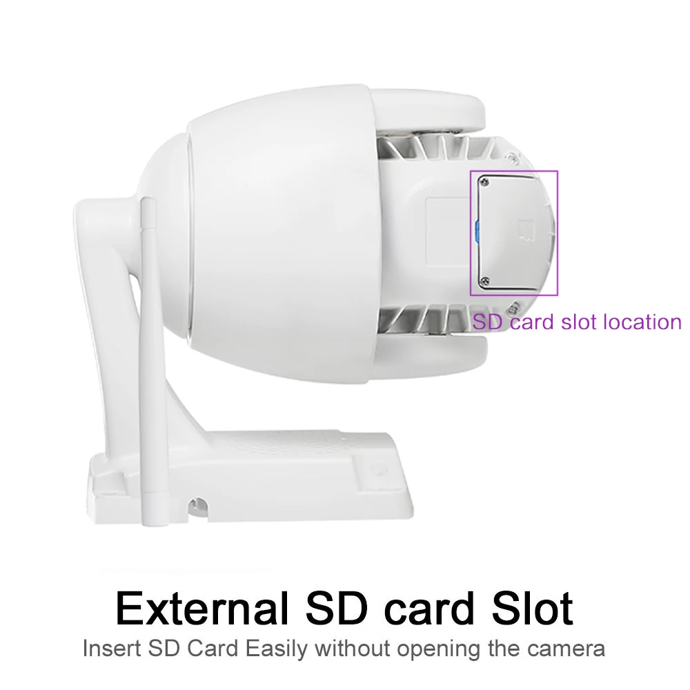 Wifi камера наружная мини PTZ IP камера 1080p скоростная купольная CCTV Камера Безопасности s IP камера wifi Внешняя 2MP IR домашняя Surveilance